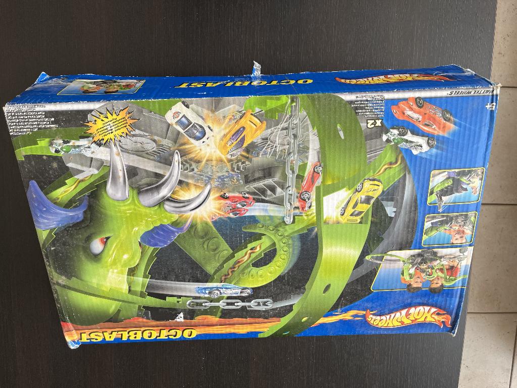 Circuit auto Hotwheels Octoblast, Électrique, Comme neuf, Enlèvement, Circuit