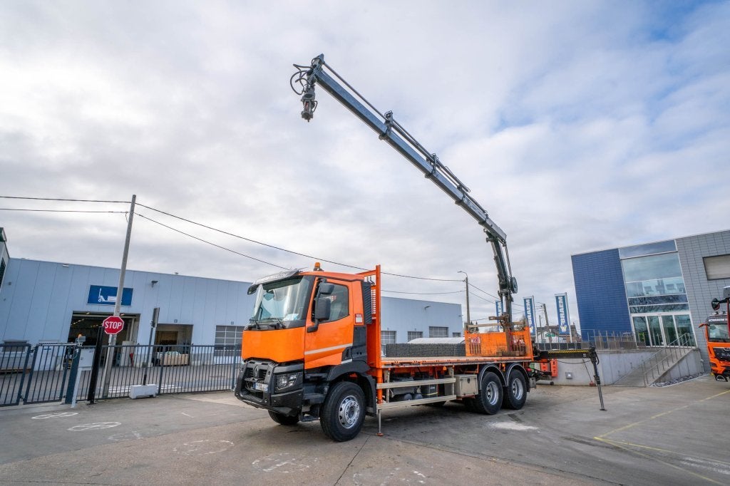 Renault C 430 DXI-6X4+ HIAB 18T/m / 3 EXT (bj 2016), Auto's, Automaat, Achterwielaandrijving, Euro 6, Overige kleuren