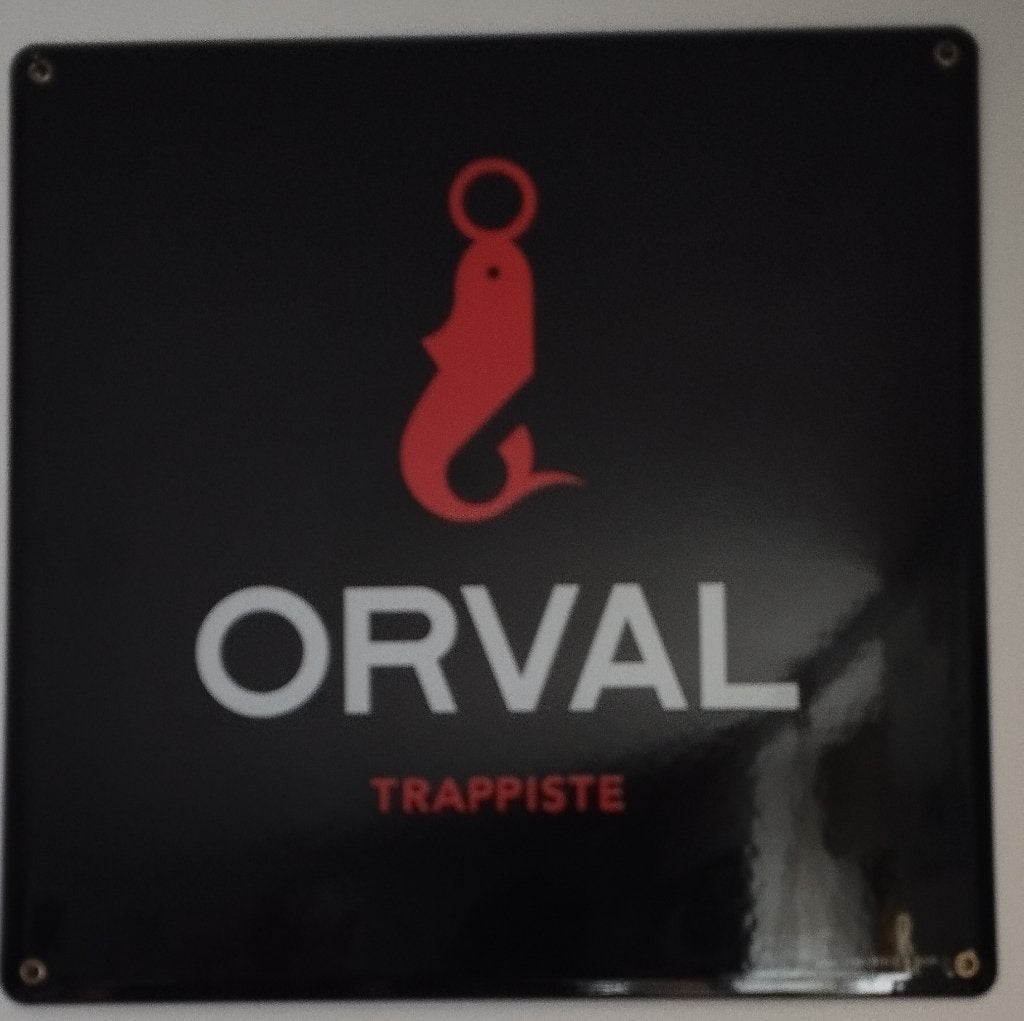 Plaque émaillée Orval 2026, Collections, Enlèvement ou Envoi, Neuf, Panneau, Plaque ou Plaquette publicitaire, Autres marques