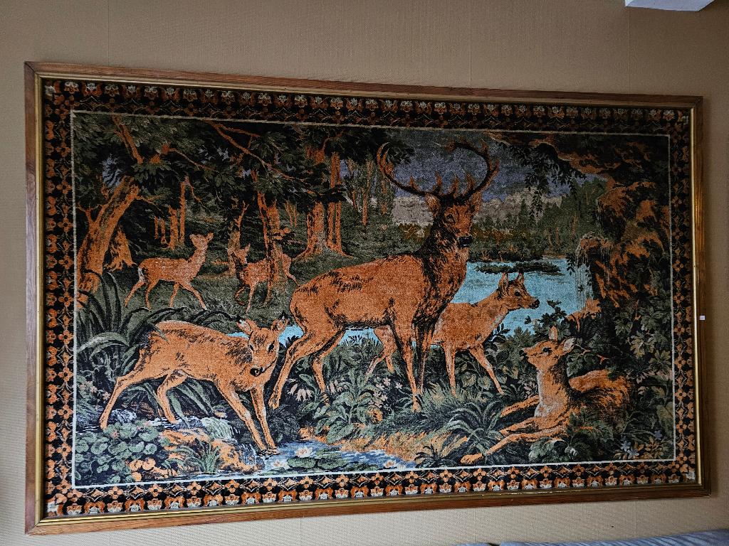 Wandtapijtschilderij, Antiek en Kunst, Kunst | Schilderijen | Klassiek, Ophalen