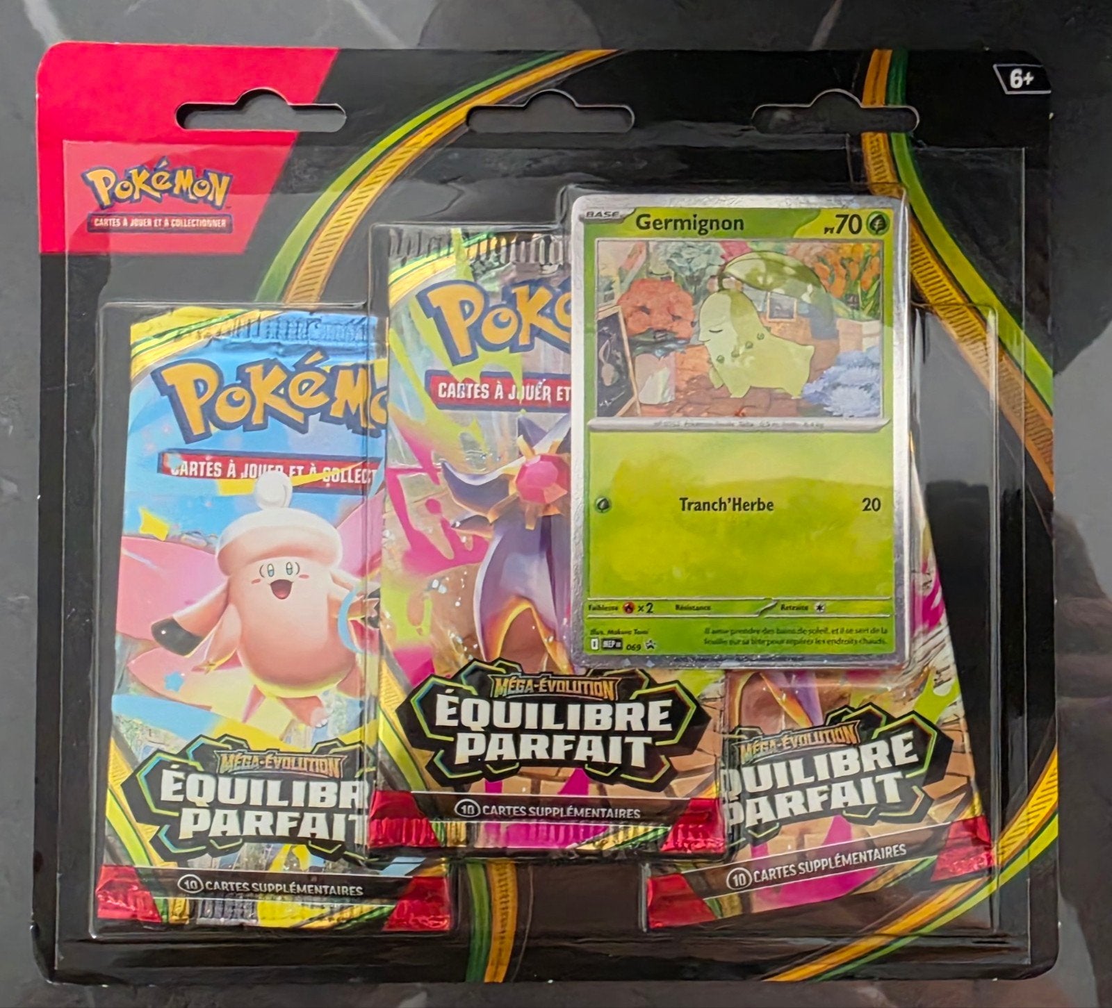 Pokémon: Perfect Order 3-Pack Blister (Chikorita) - french, Ophalen, Nieuw, Booster, Foil