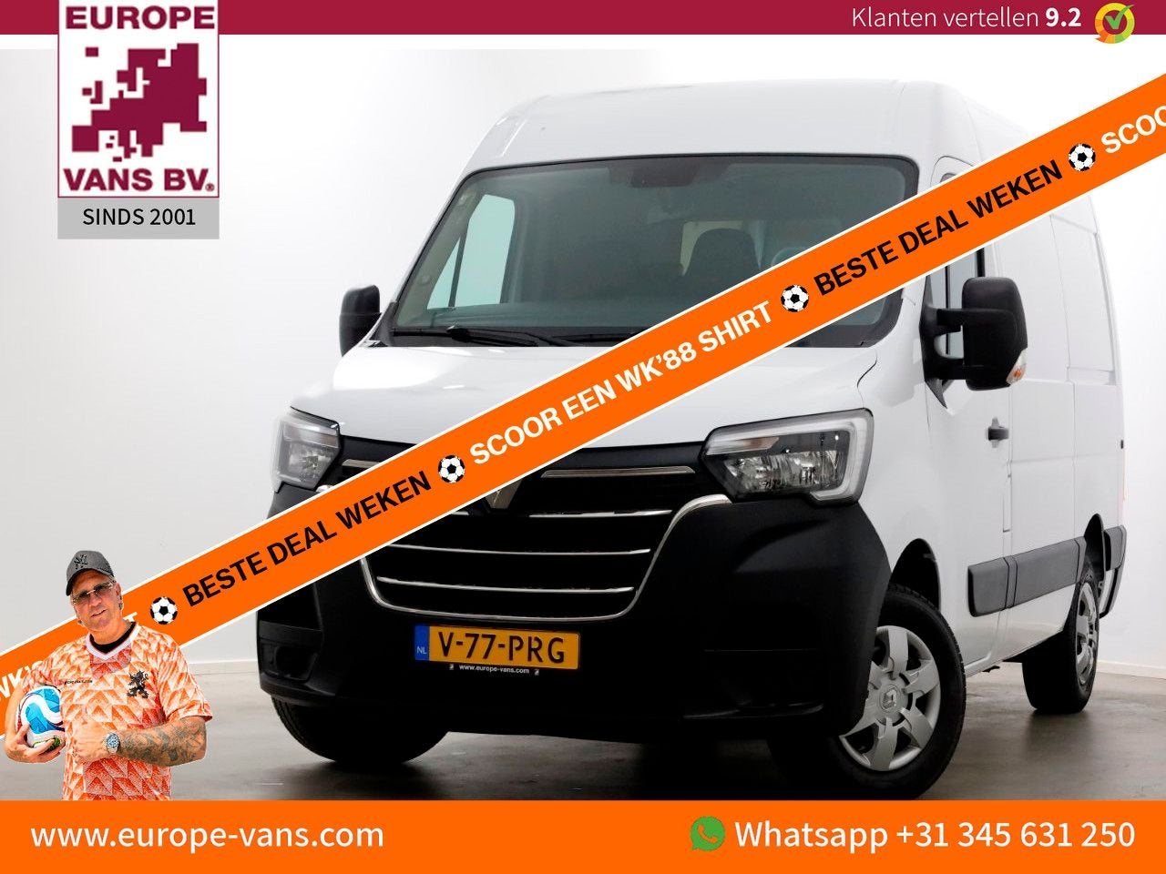 Renault Master T35 2.3 dCi 135pk L1H2 Comfort Airco/Camera/C, Auto's, 245 g/km, Parkeersensor, Renault, Wit