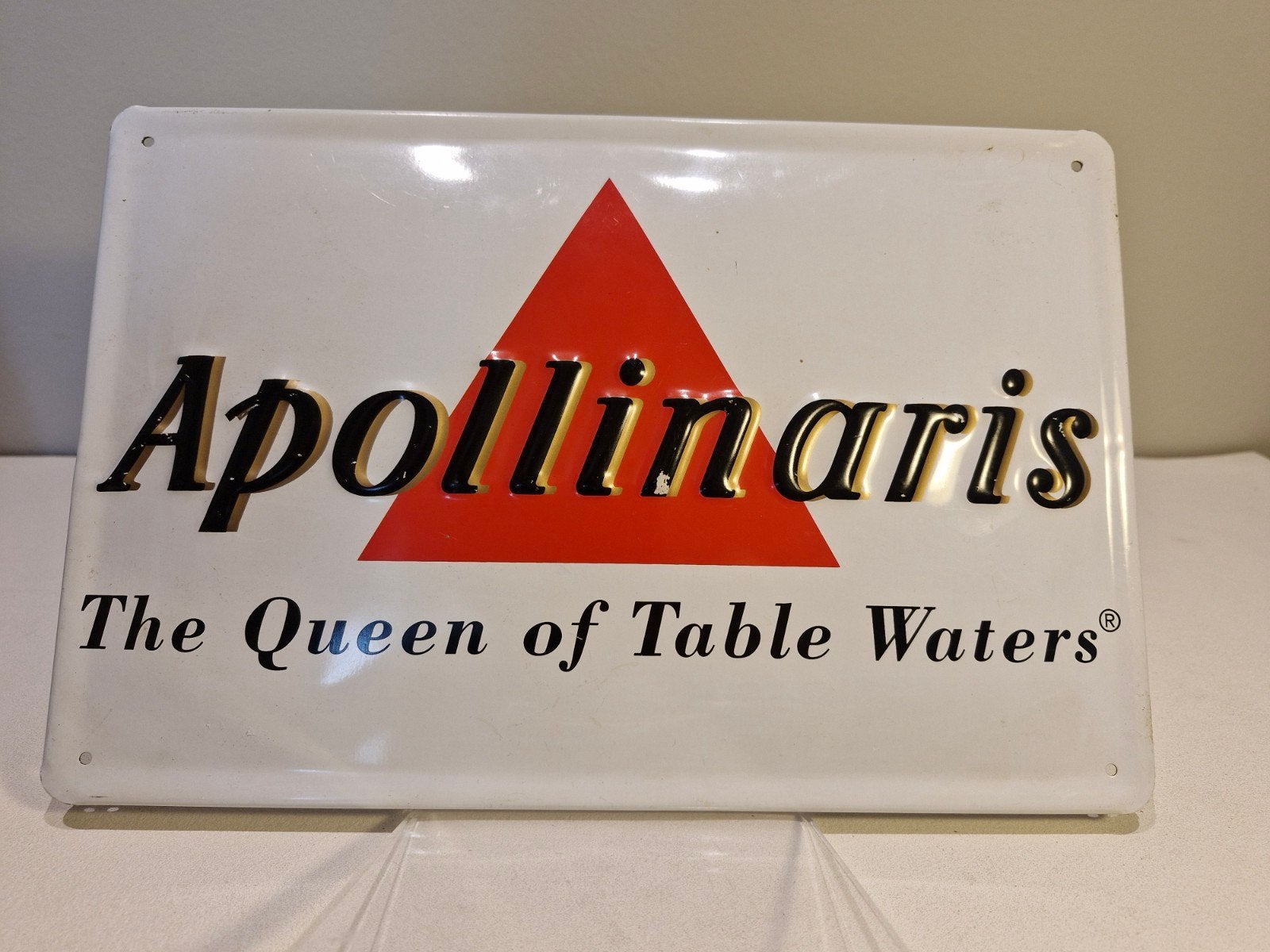 Panneau d'affichage en métal APOLLINARIS, Enlèvement ou Envoi, Panneau publicitaire