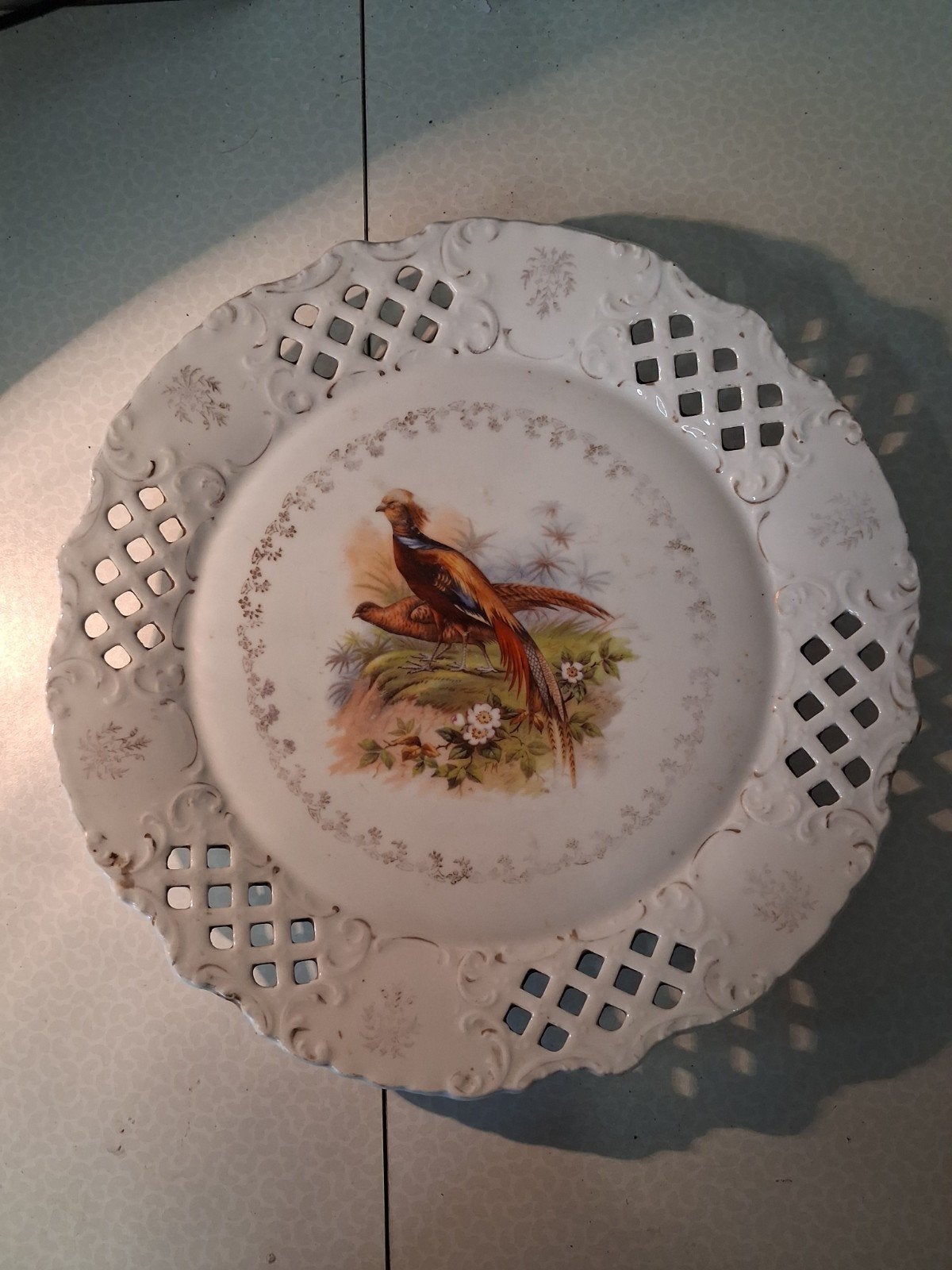 decoratieve schaal jacht, fazanten, Ophalen of Verzenden