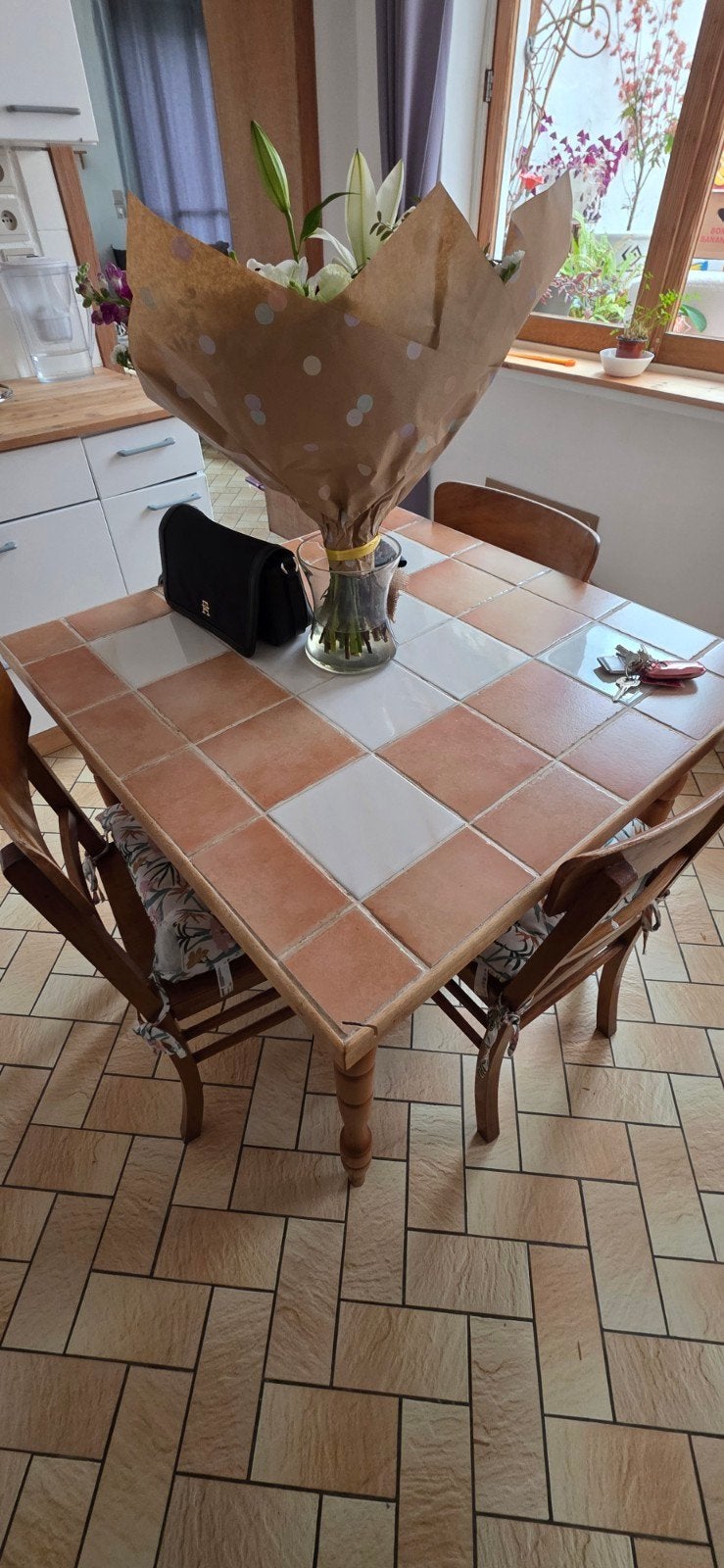table de cuisine longeur 81cm largeur 81cm hauteur 77cm, Maison & Meubles