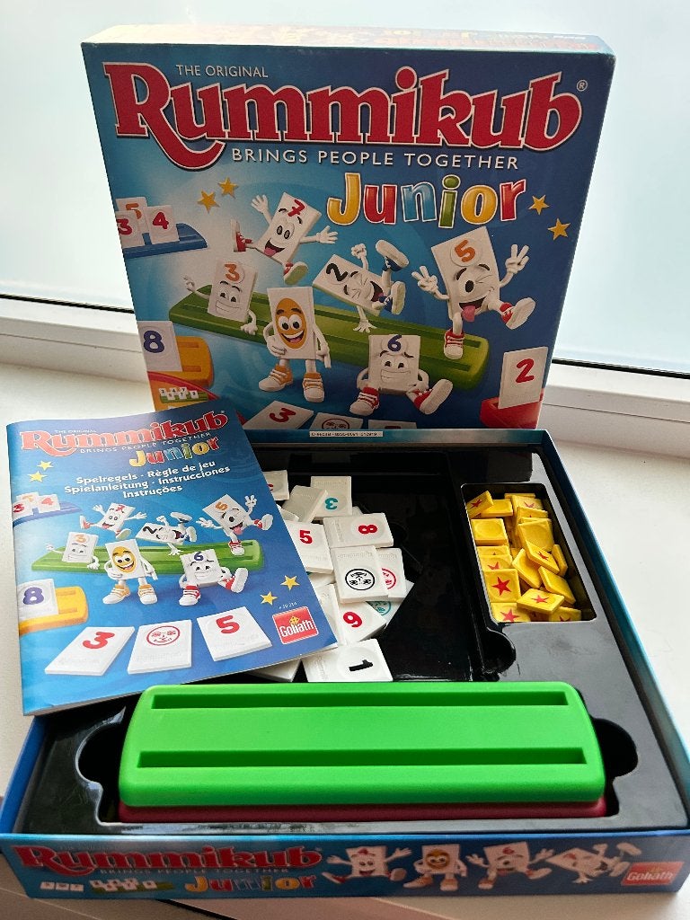 Rummikub Junior - Gezelschapsspel, Drie of vier spelers, Ophalen, Zo goed als nieuw, Goliath
