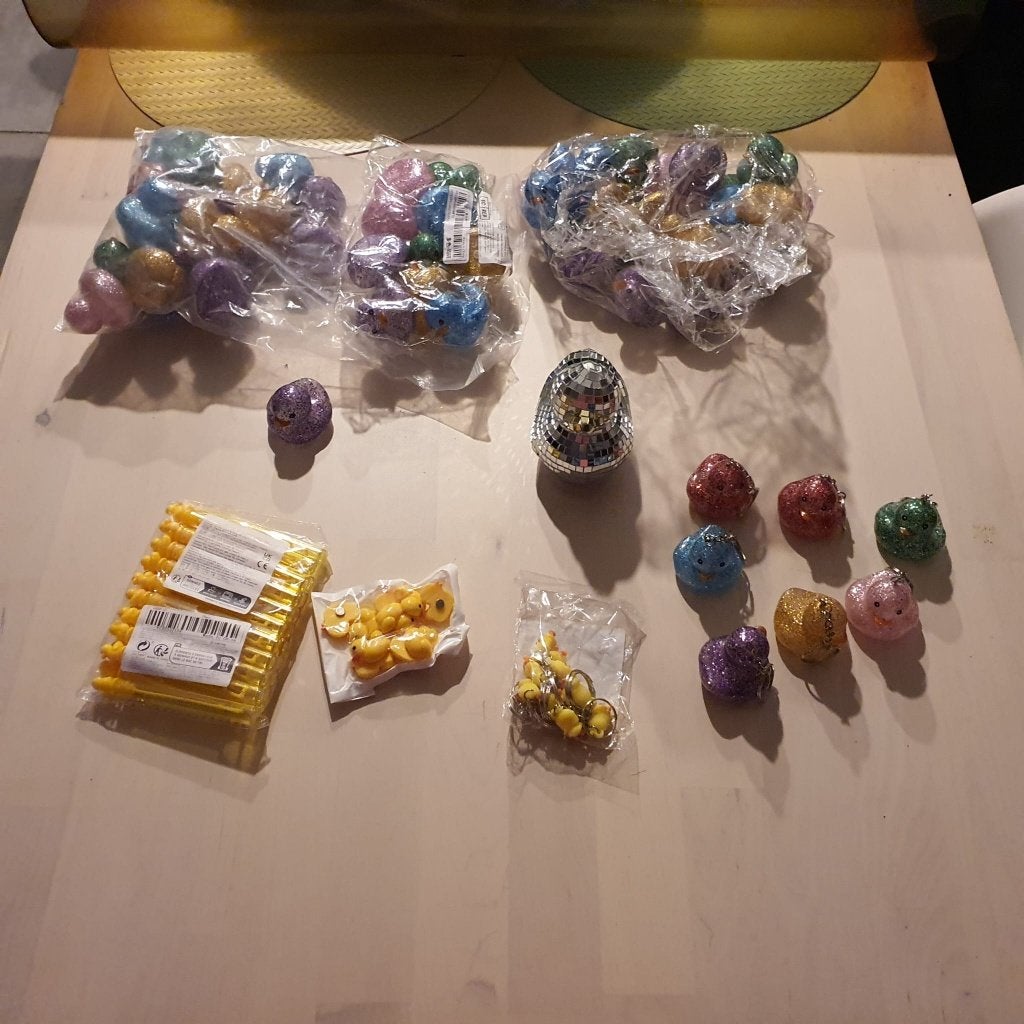 Eendjes decoratie pakket als bedankjes, Ophalen of Verzenden, Nieuw, Kraamcadeau