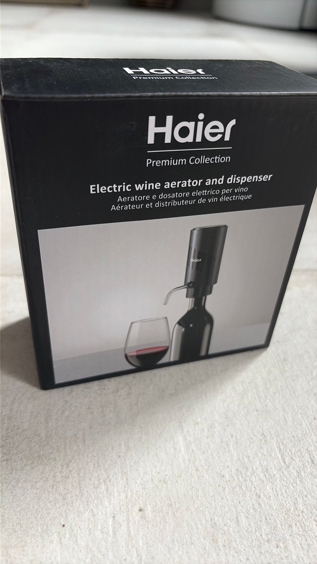 Aerateur et distributeur de vin, Enlèvement, Neuf, dans son emballage