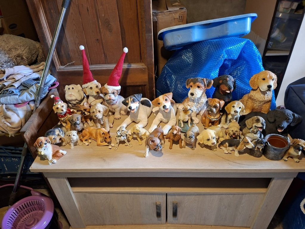 Collectie hondenbeeldjes, Ophalen, Zo goed als nieuw, Dier