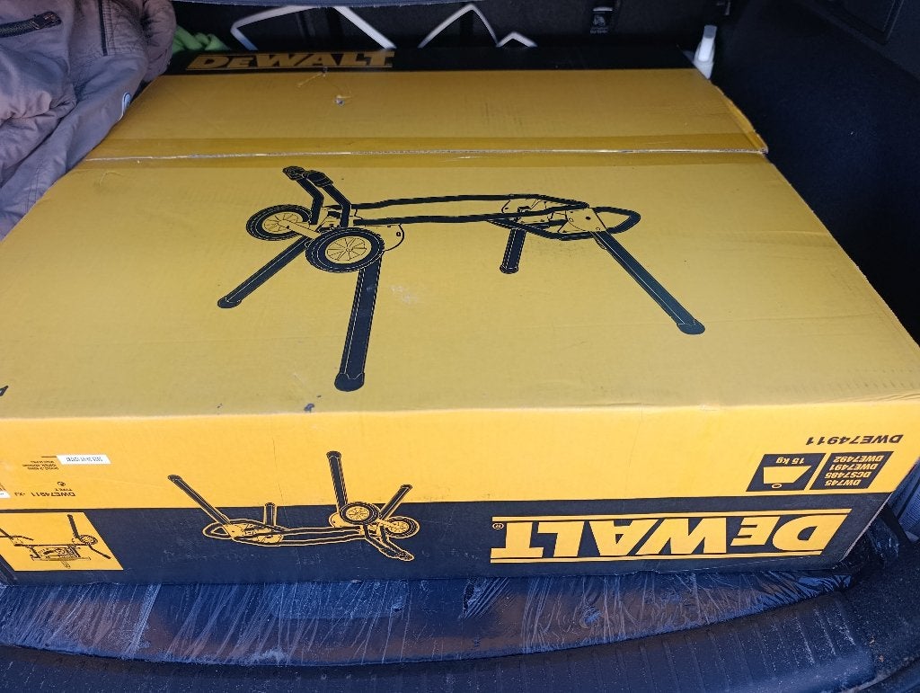 Piètement roulant DeWALT DWE74911 pour scie à table, Bricolage & Construction, Enlèvement, Neuf