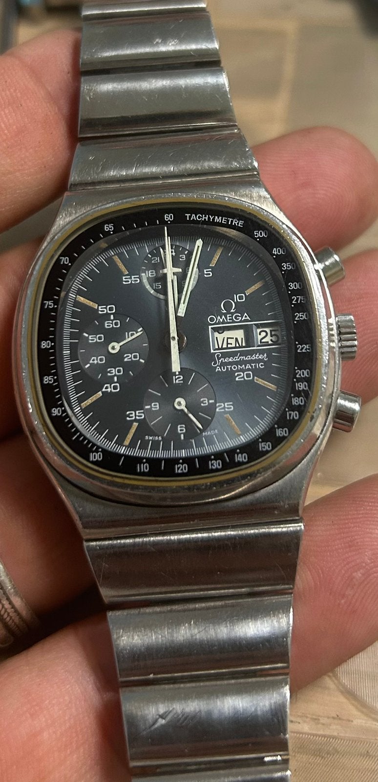 Omega Speedmaster automaat, Ophalen, Zo goed als nieuw, Omega