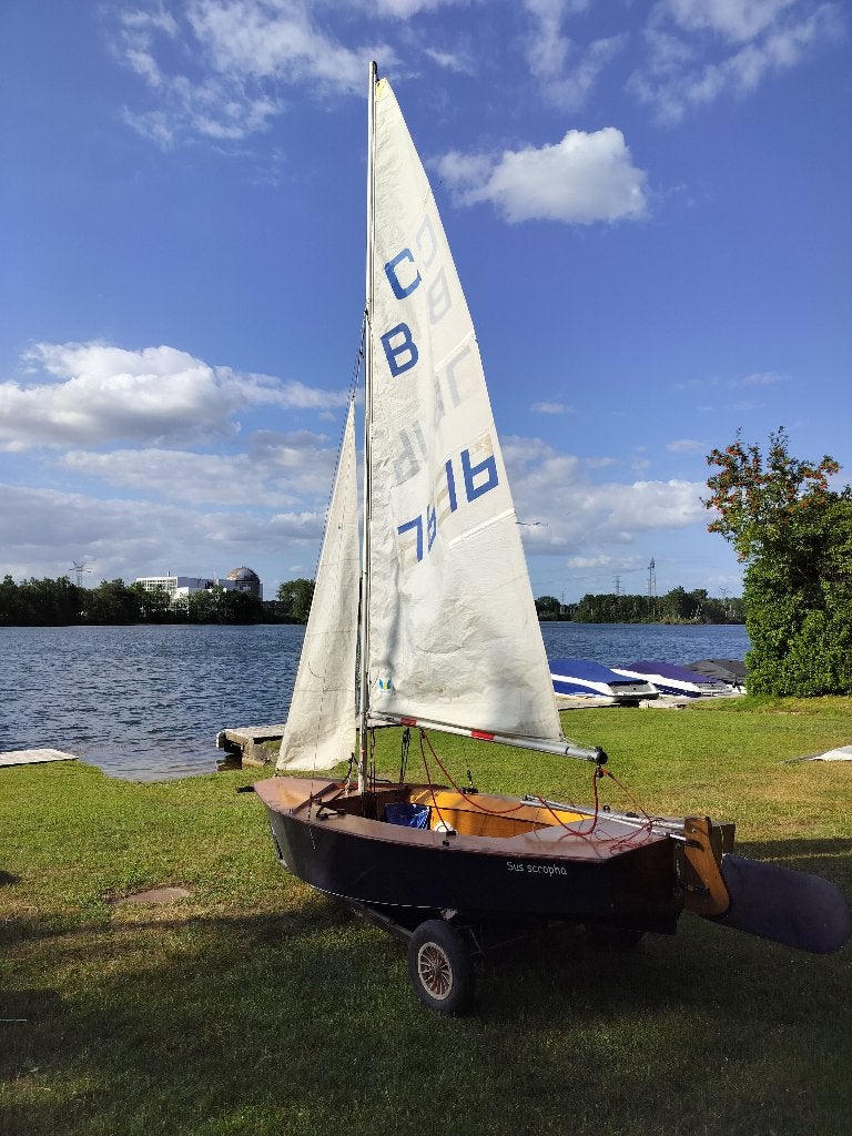 Cadet Zeilboot, Ophalen, 1 m, Overige typen, Hout