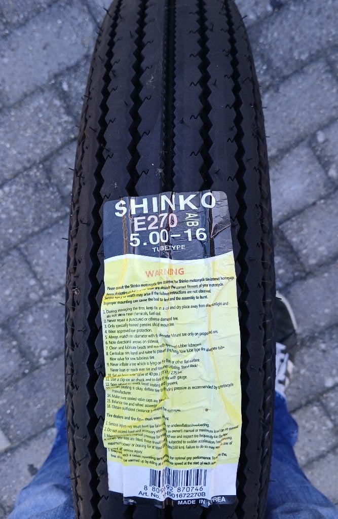 Shinko bobber band, Motoren, Ophalen, Nieuw