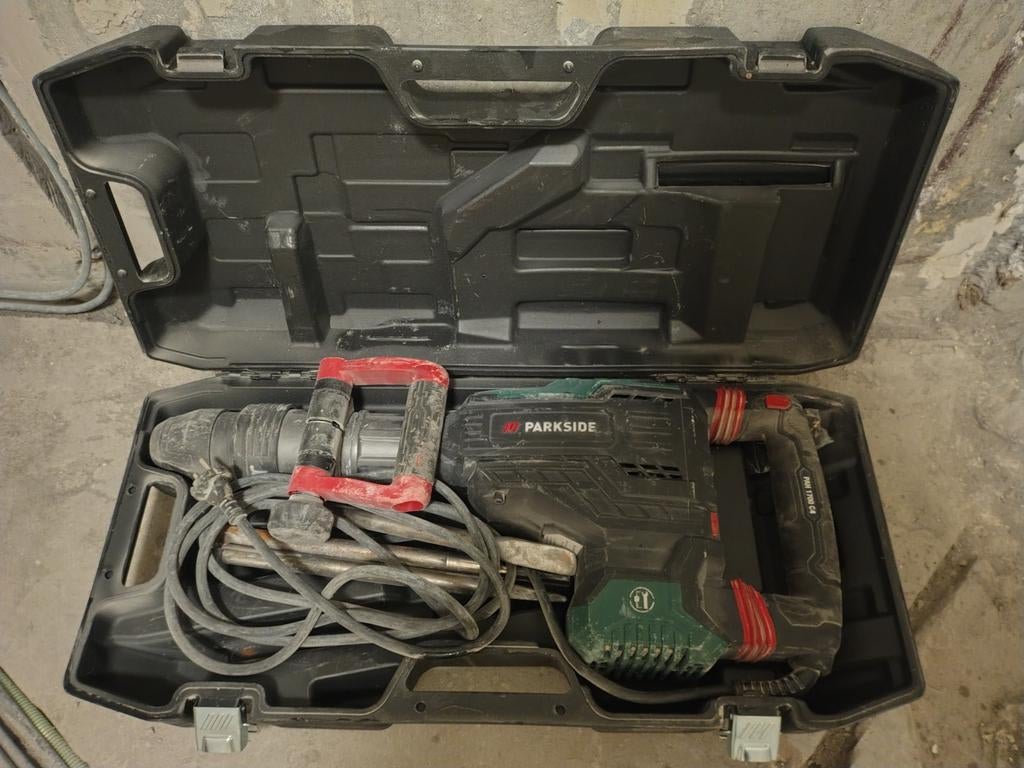 Marteau de démolition, marteau brise-roche et perceuse à per, 600 watts ou plus, Comme neuf, Enlèvement, Mécanisme de percussion