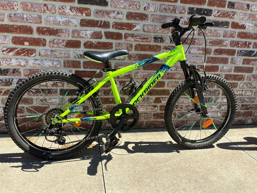 Mountainbike Rockrider 20 inch, Fietsen en Brommers, Ophalen, 20 inch of meer, Gebruikt, Velgrem