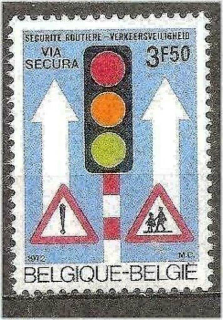 Belgie 1972 - Yvert/OBP 1617 - 20 jaar Via Secura (PF), Postzegels en Munten, Postzegels | Europa | België, Verzenden, Postfris