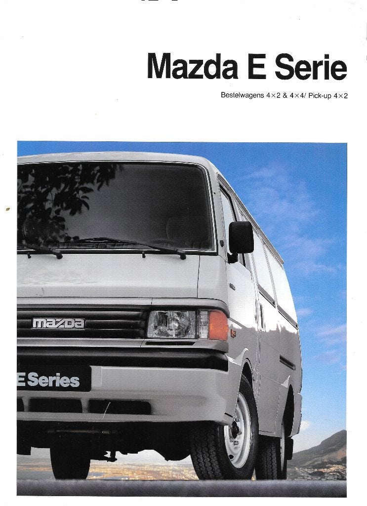 MAZDA E-SERIE,  1988, Boeken, Auto's | Folders en Tijdschriften, Ophalen of Verzenden, Zo goed als nieuw, Mazda