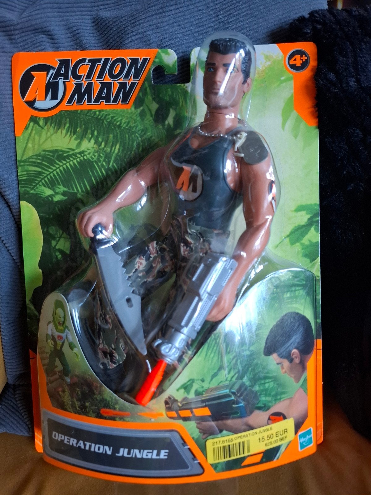 ZELDZAME ACTIEMAN UIT 2001, OPERATIE JUNGLE EUROPEAN HASBRO, Ophalen of Verzenden
