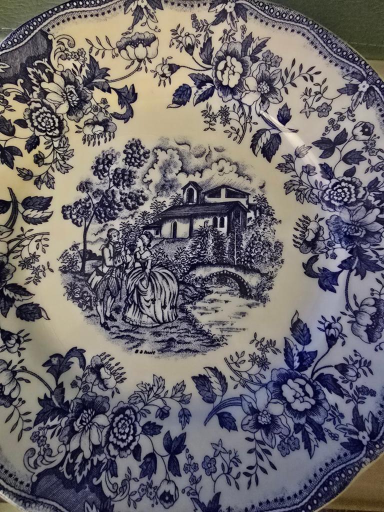 Blauwe bord delft, Antiek en Kunst, Ophalen