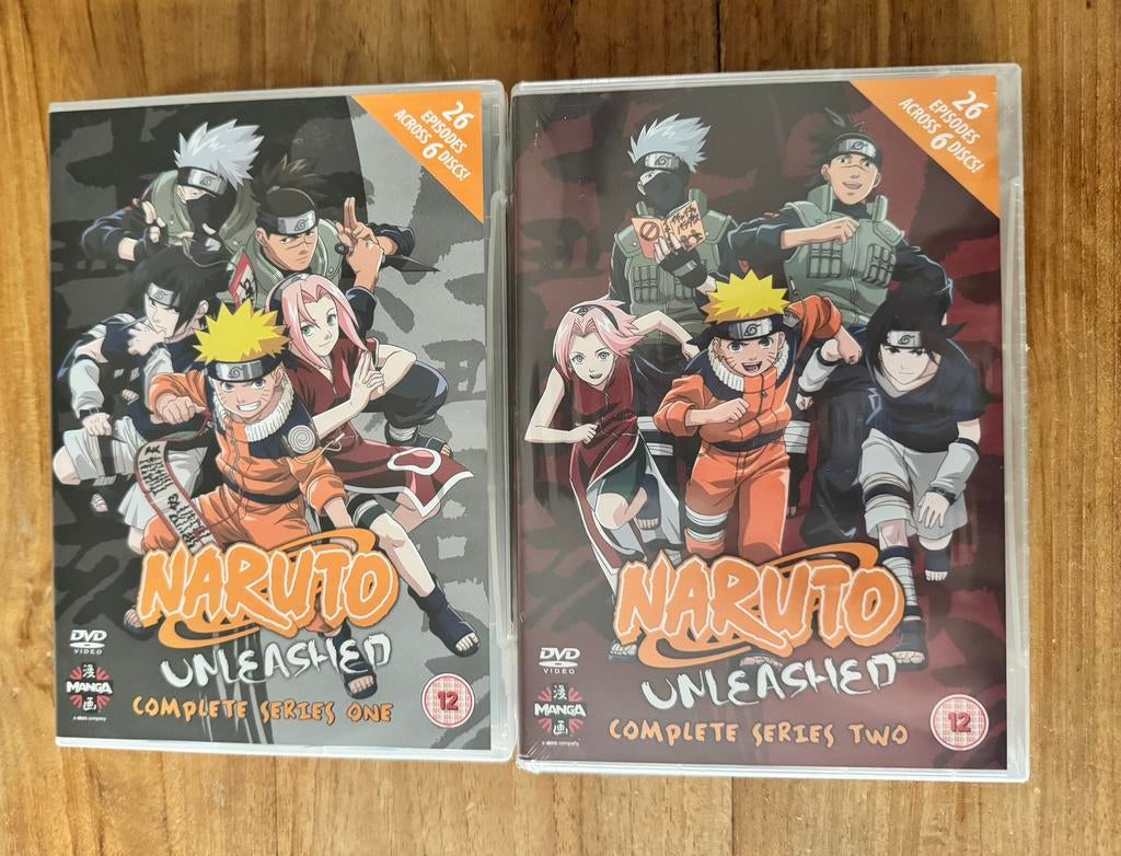 Naruto unleashed complete series 1 & 2, À partir de 12 ans, Enlèvement ou Envoi, Comme neuf