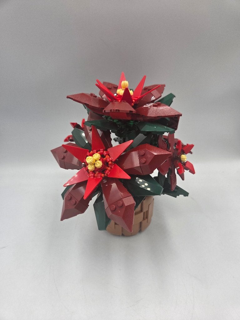Lego Botanical 10370 Poinsettia, Lego, Ophalen of Verzenden, Zo goed als nieuw, Compleet
