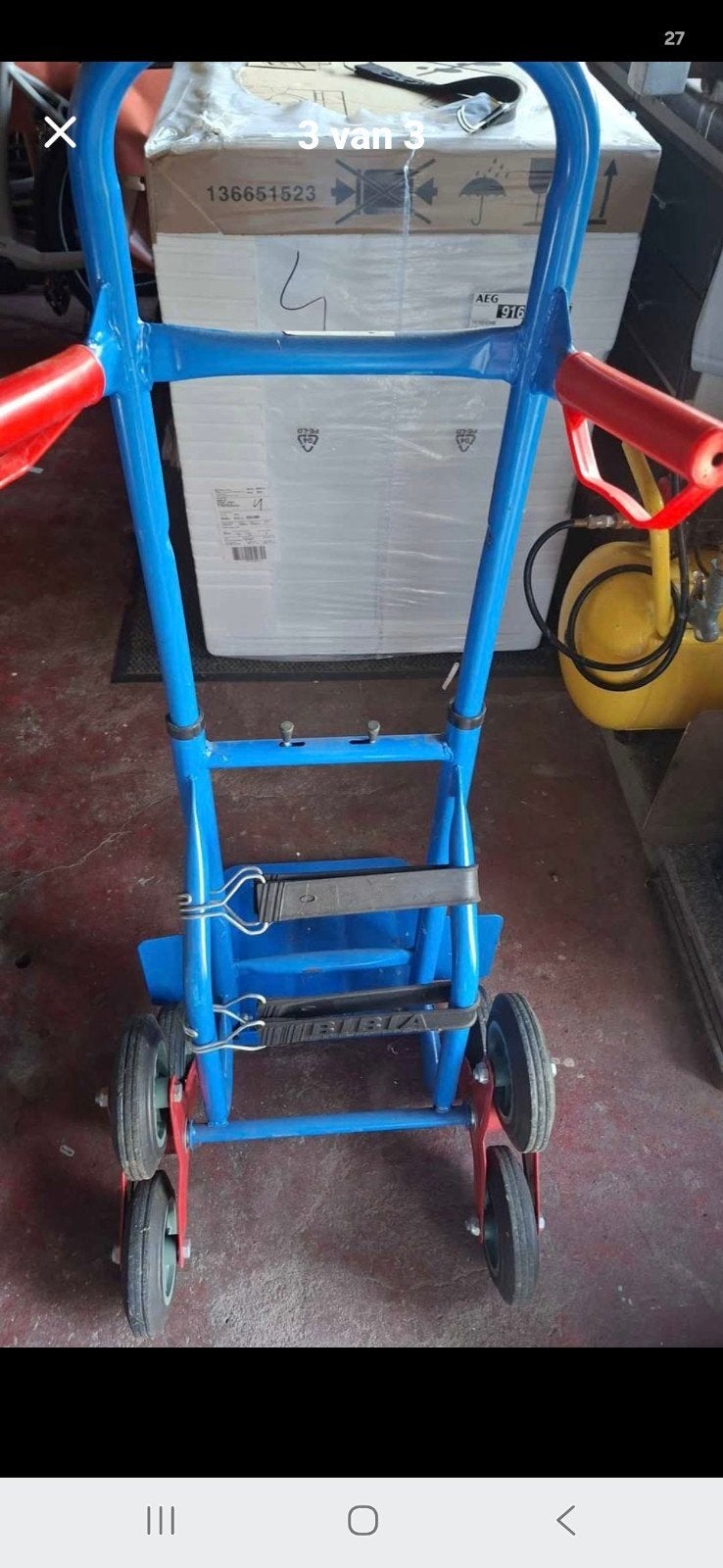 Duvel of trappensteekwagen, Ophalen, Zo goed als nieuw, Steekwagen