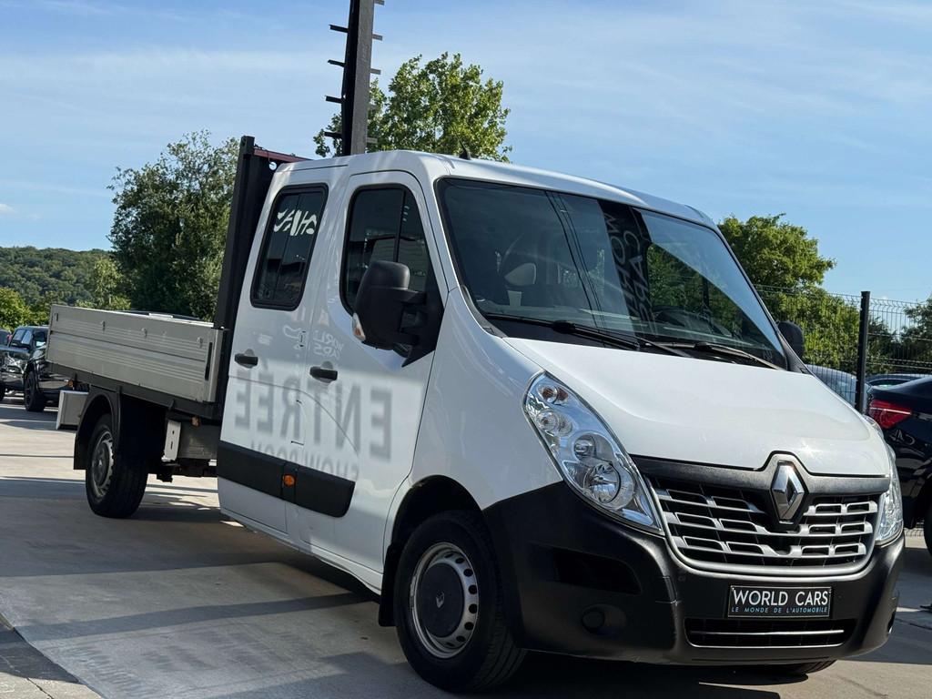 Renault Master 2.3dCi TVAC*BTWIN DOUBLE CAB 7PLACES BENNE GA, Voorwielaandrijving, 186 g/km, Stof, Gebruikt