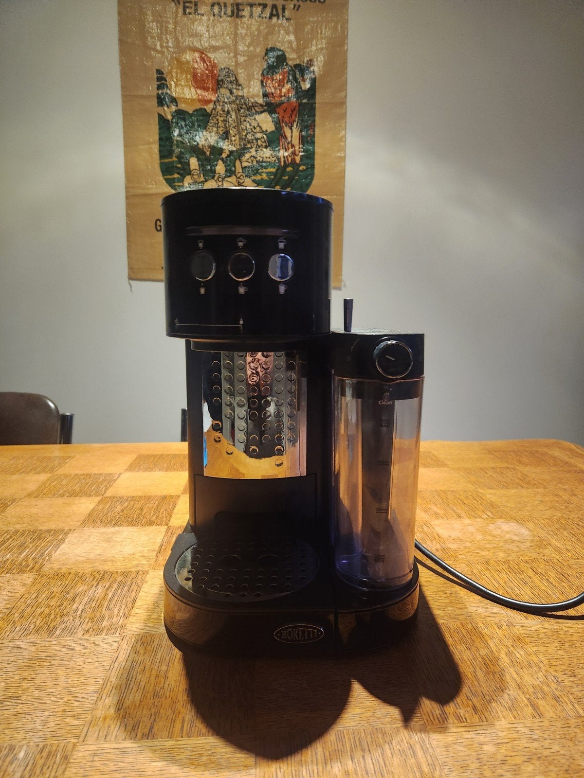 Koffiemachine: Boretti B400, Ophalen, Koffiemachine, Gemalen koffie, Zo goed als nieuw
