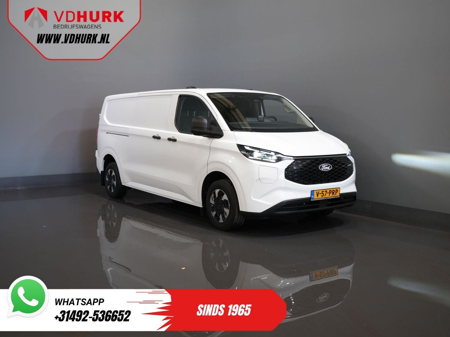 Ford E-Transit Custom L2 330 km WLTP Garantie t/m 2028/ LED/, Autos, Camionnettes & Utilitaires, Entreprise, ABS, Verrouillage central