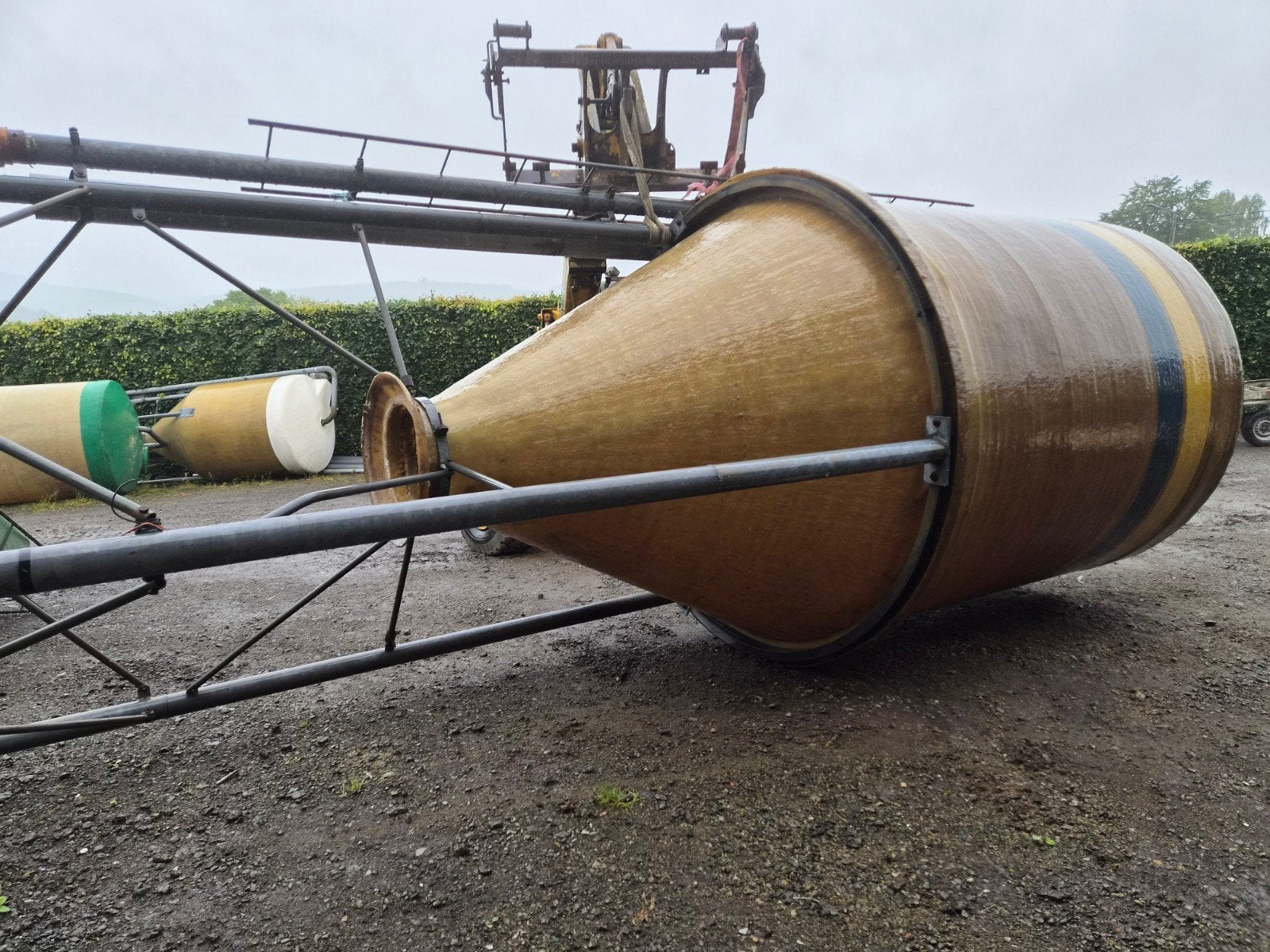 Silo polyester 7 tonnes., Ophalen of Verzenden, Gebruikt