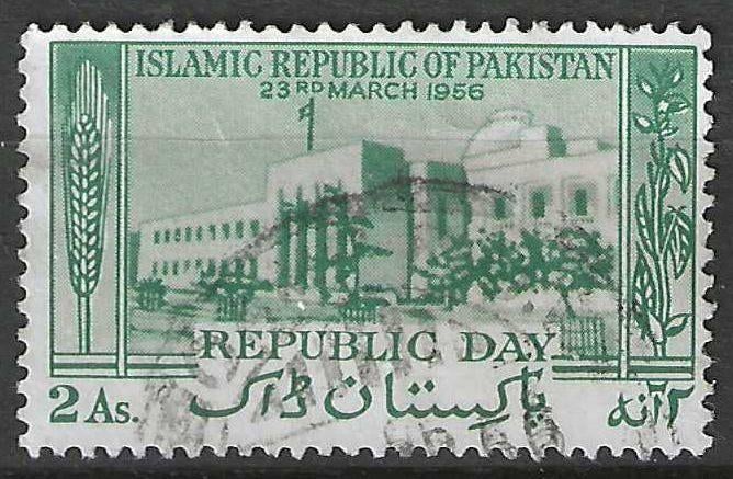 Pakistan 1956 - Yvert 28 - État islamique - 2 heures (ST), Envoi, Affranchi