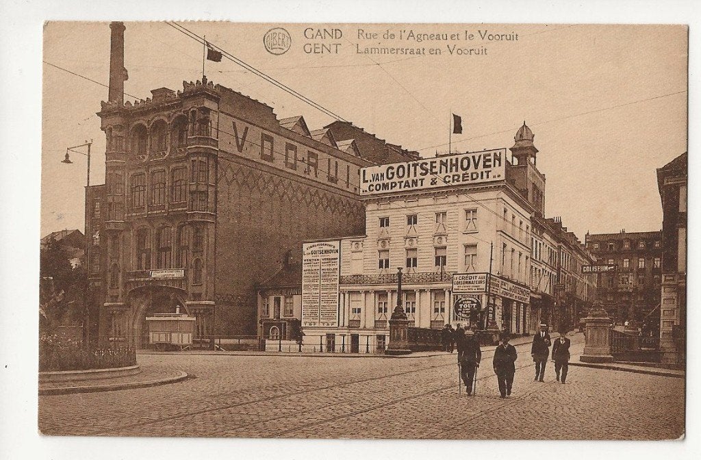 gent pk lammerstraat vooruit van goitsenhoven, Ophalen of Verzenden, 1920 tot 1940, Gelopen, Oost-Vlaanderen