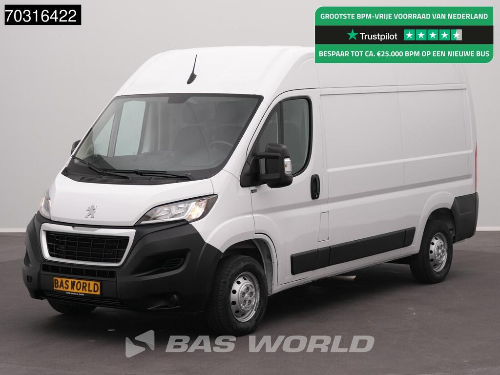 Peugeot Boxer 140PK L2H2 Airco Cruise Parkeersensoren Euro6, Autos, Achat, Entreprise, 3 places, Boîte manuelle