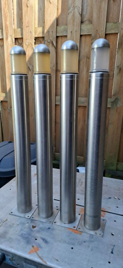 Lampes de jardin, Jardin & Terrasse, Éclairage extérieur, Comme neuf, Autres types, Inox, Résistant à l'eau, Enlèvement
