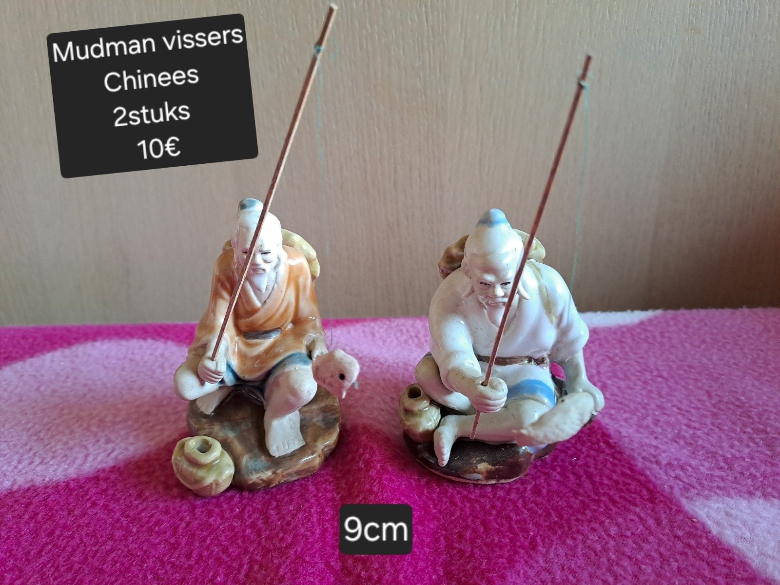 Mudman beeldjes 2stuks voor 10€, Ophalen of Verzenden