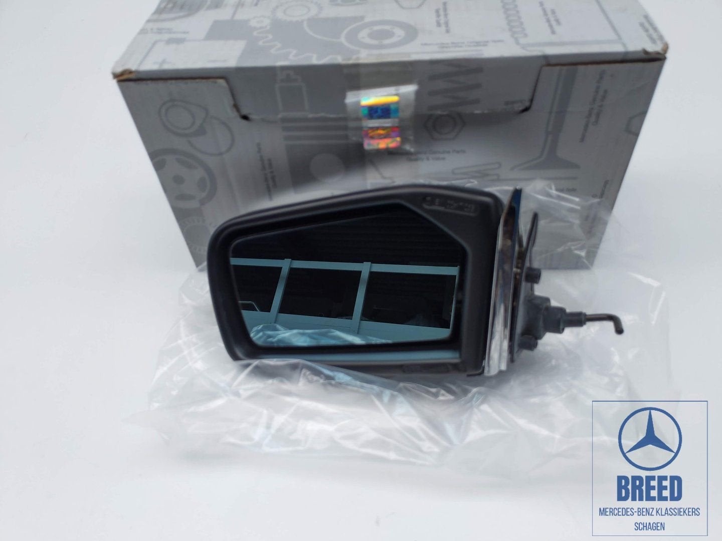 NOS buitenspiegel links voor Mercedes-Benz W116 S-Klasse, Autos : Pièces & Accessoires, Rétroviseurs, Mercedes-Benz, Neuf, Enlèvement ou Envoi