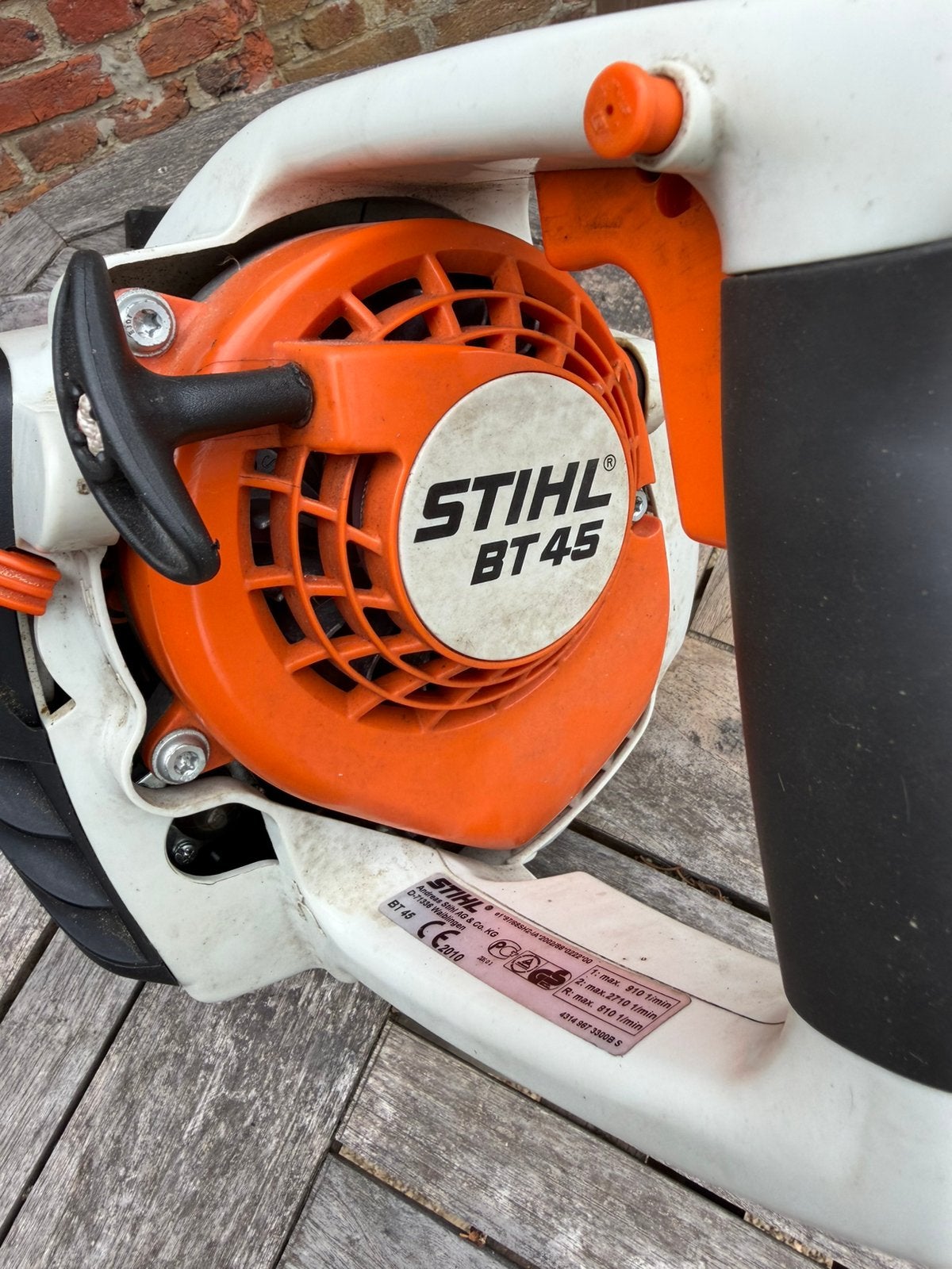 Stihl bt 45, Tuin en Terras, Ophalen, Zo goed als nieuw