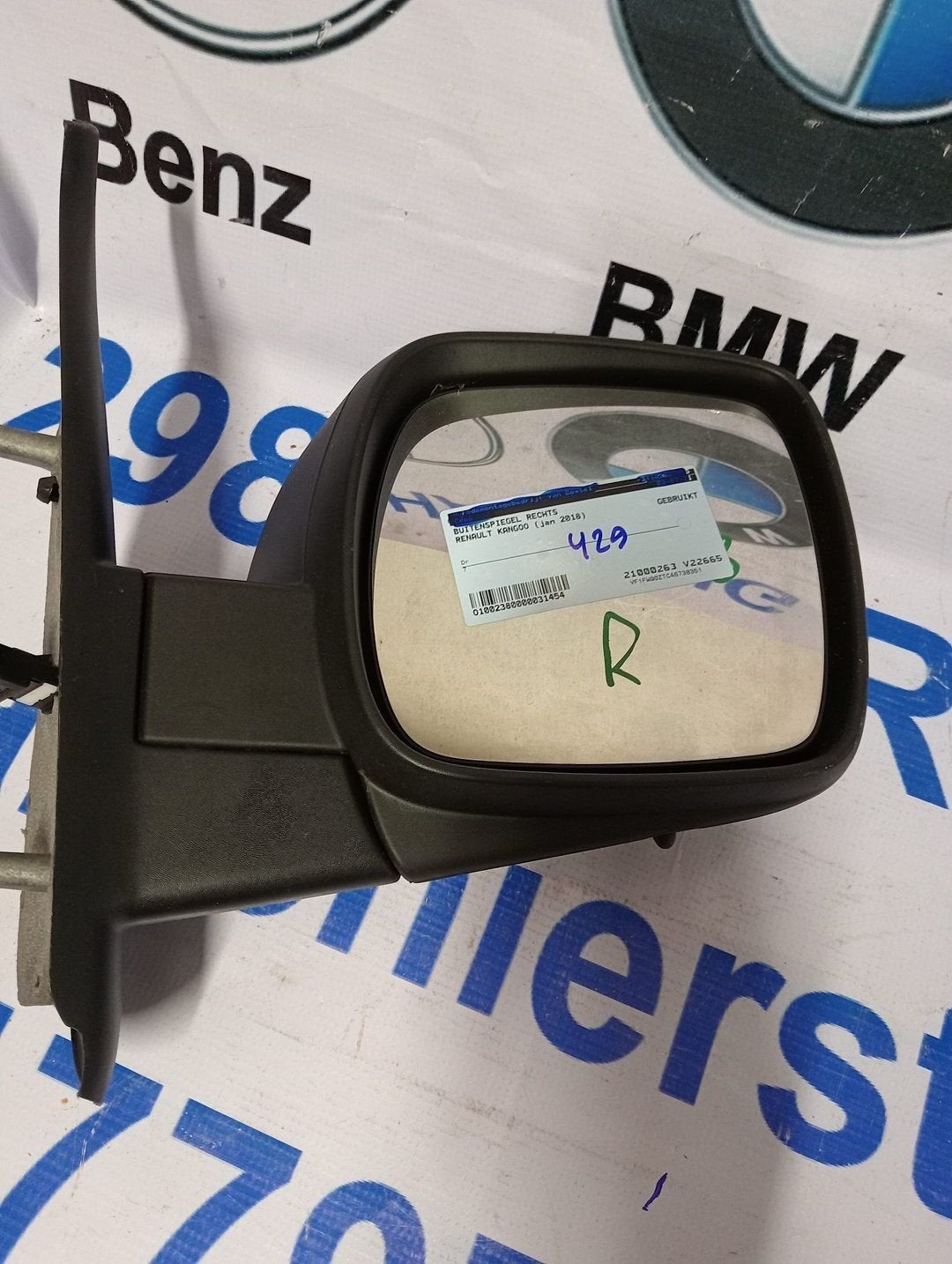 Renault Kangoo Buitenspiegel Rechts 2018, Auto-onderdelen, Spiegels, Renault, Gebruikt, Ophalen of Verzenden