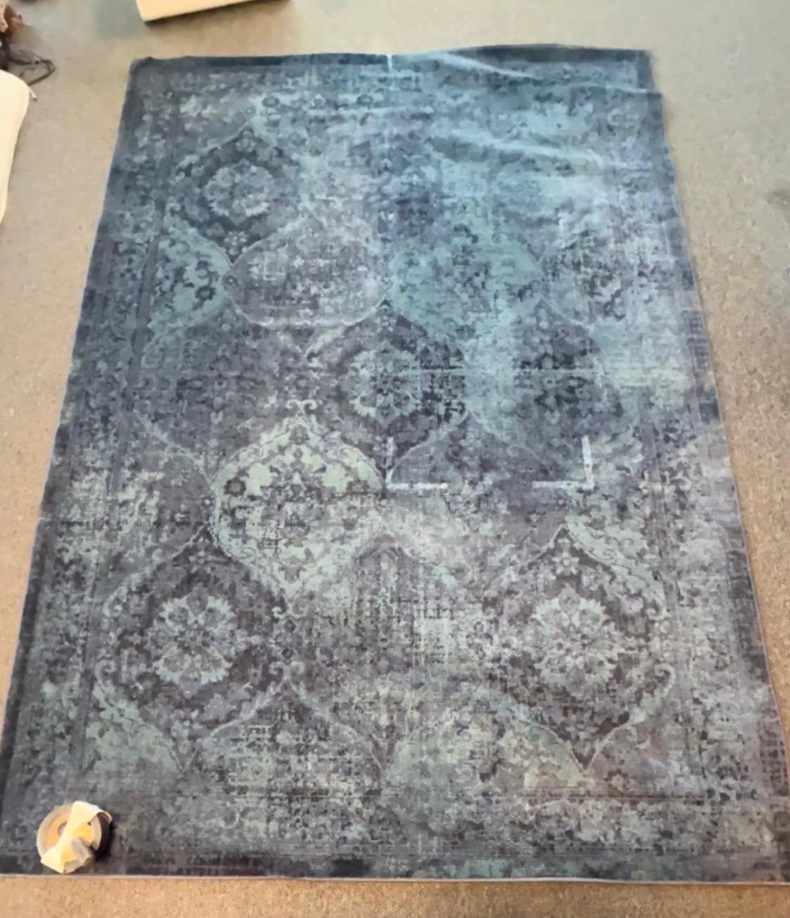IKEA VONSBÄK tapijt 200x300 cm, Ophalen, Zo goed als nieuw, 200 cm of meer, Blauw