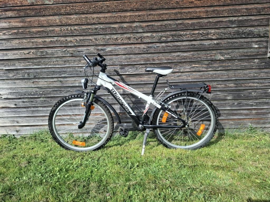 Jongensfiets - Minerva - 24inch - 18 versnellingen, Fietsen en Brommers, Ophalen, Versnellingen, Minerva, Gebruikt