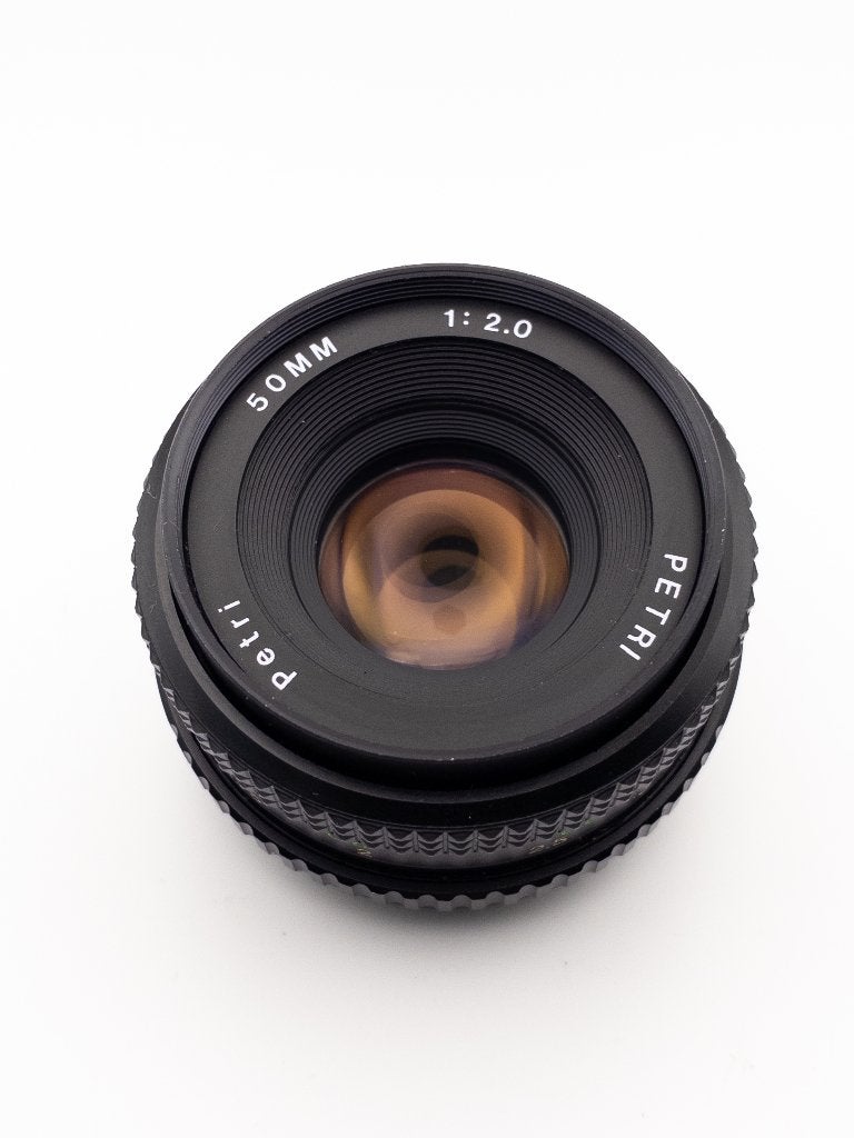 Petri 50 mm F/2 (Pentax-K) /Alternative Helios 44-2/Swirly, Enlèvement ou Envoi, Mise au point manuelle, Lentille standard, 50 mm