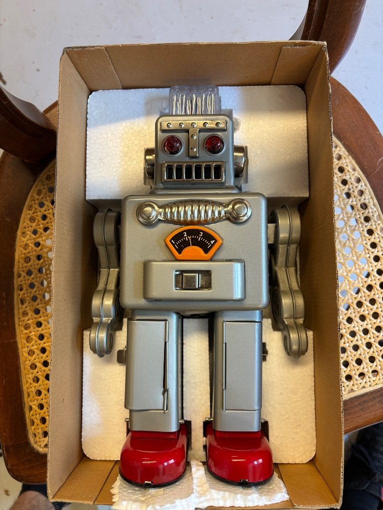 Smoking Spaceman robot vintage, Enlèvement ou Envoi
