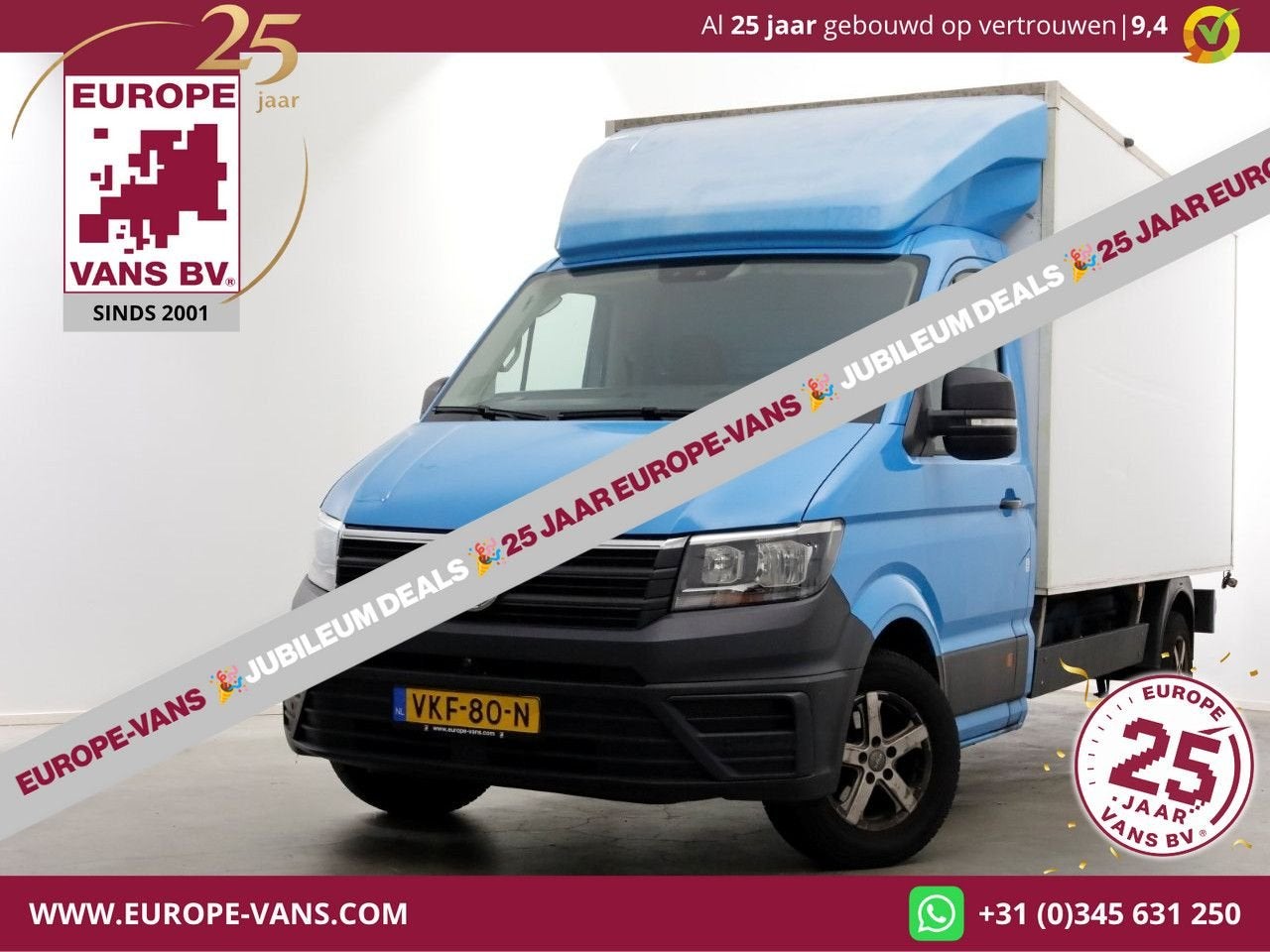 Volkswagen Crafter 35 2.0 TDI E6 Bakwagen met achterdeuren 2, Blauw, Bedrijf, ABS, 277 g/km