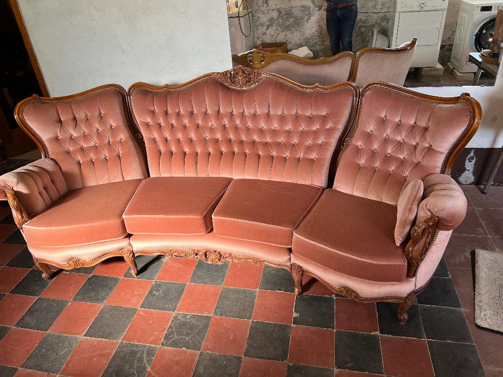 Sofa, Ophalen, Louis 14, Gebruikt, Rechte bank