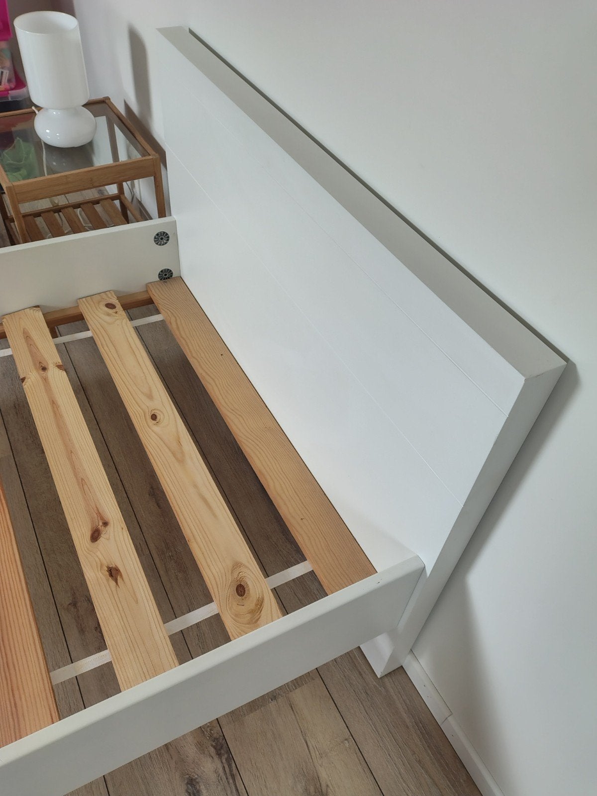 Bed eenpersoons, Enlèvement, Une personne, Blanc