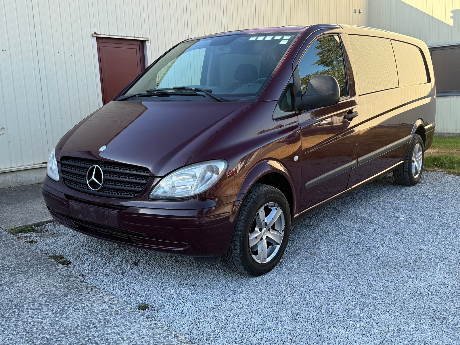 Mercedes Vito 2.2d Double Cabine 2009, Autos, Rouge, Achat, Entreprise, Boîte manuelle