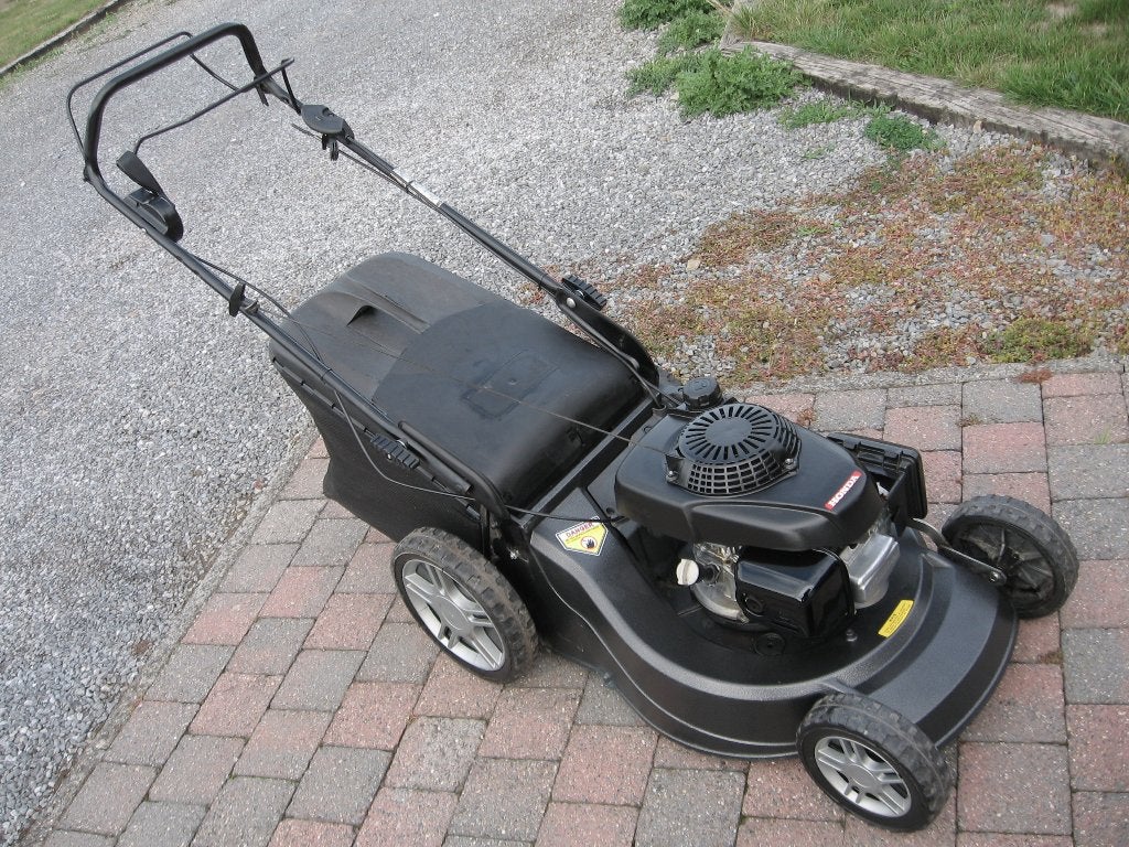 Tondeuse tractée moteur HONDA 6CV 53CM  en ALU  ROTOSTOP, Jardin & Terrasse, HONDA, Tondeuse rotative, Sac de ramassage, Tondeuses à gazon à essence