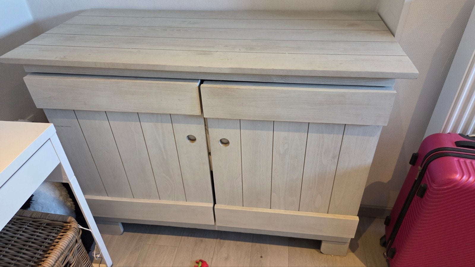 1persoonsbed en commode, Ophalen, Gebruikt