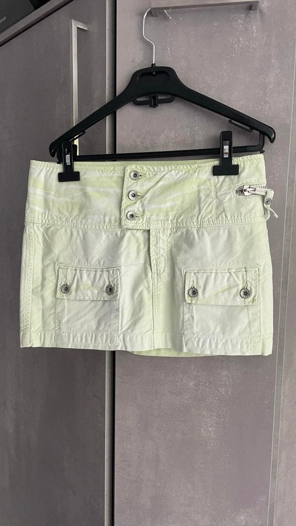 JUPE en jeans verte USED JEANS courte M/L, Vêtements | Femmes, Jupes, USED JEANS, Enlèvement ou Envoi, Au-dessus du genou, Comme neuf