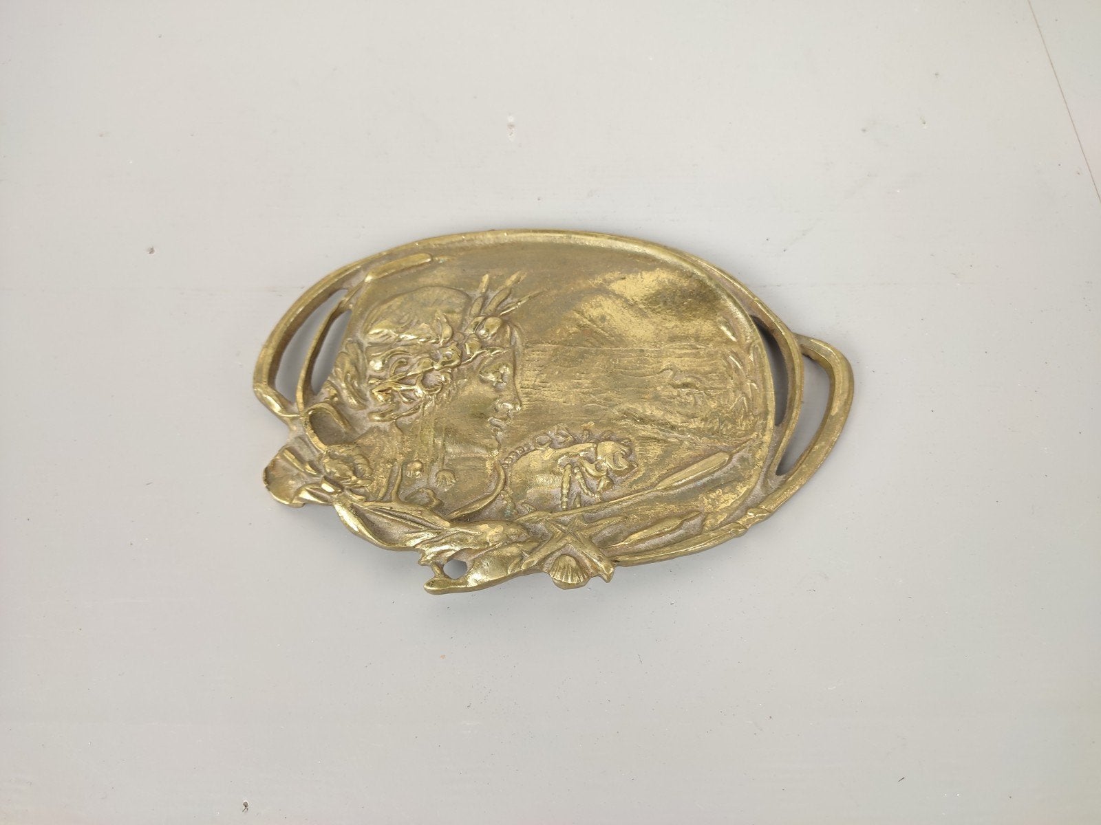 Vintage vide poche in art nouveau stijl, Antiquités & Art, Enlèvement ou Envoi
